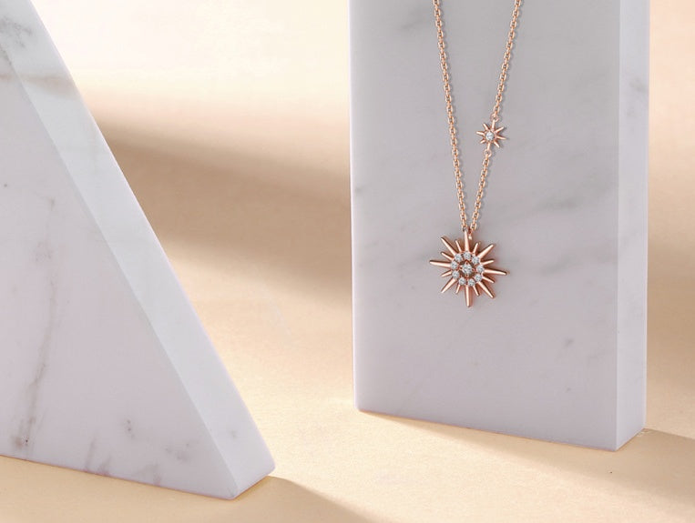 Sun Pendant in Sterling Silver