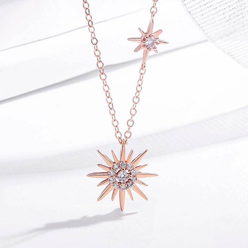 Sun Pendant in Sterling Silver