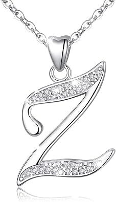 26 Letters Niche Sterling Silver Letter Necklace Clavicle Chain