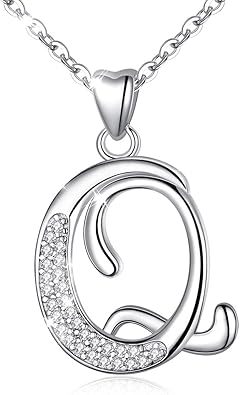 26 Letters Niche Sterling Silver Letter Necklace Clavicle Chain