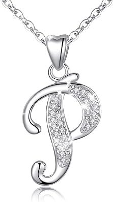 26 Letters Niche Sterling Silver Letter Necklace Clavicle Chain
