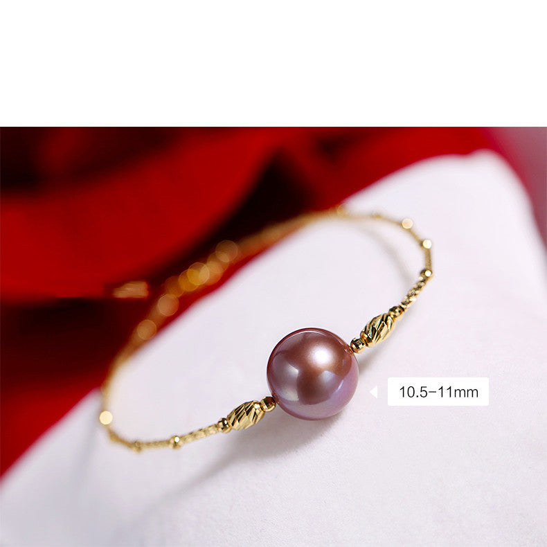 Purple Freshwater Symphony Pearl Bracelet