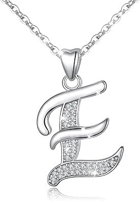 26 Letters Niche Sterling Silver Letter Necklace Clavicle Chain