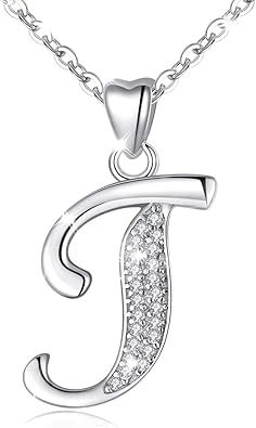 26 Letters Niche Sterling Silver Letter Necklace Clavicle Chain