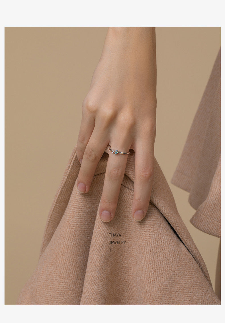 Elegant promise ring for couples showcased on a hand, designer couple rings USA