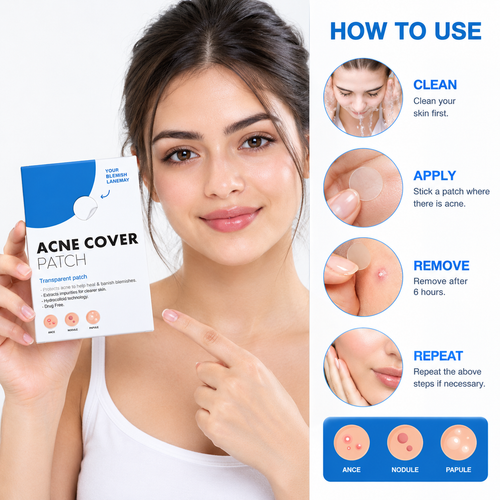 Invisible Hydrocolloid Pimple Patches | Stylorix