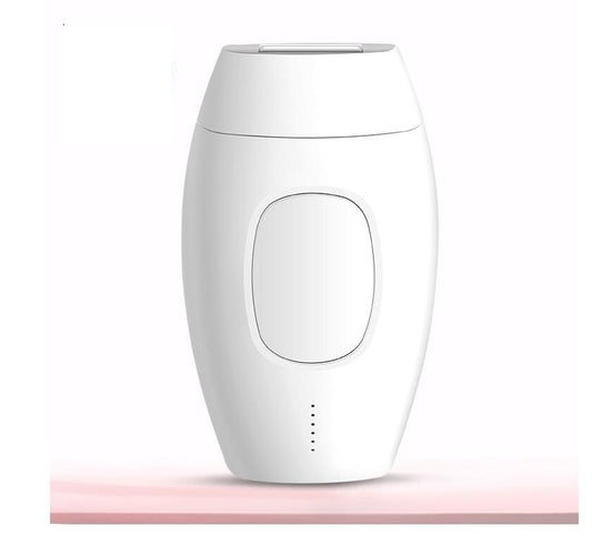 Smooth Beam white painless laser hair removal device with sleek ergonomic design